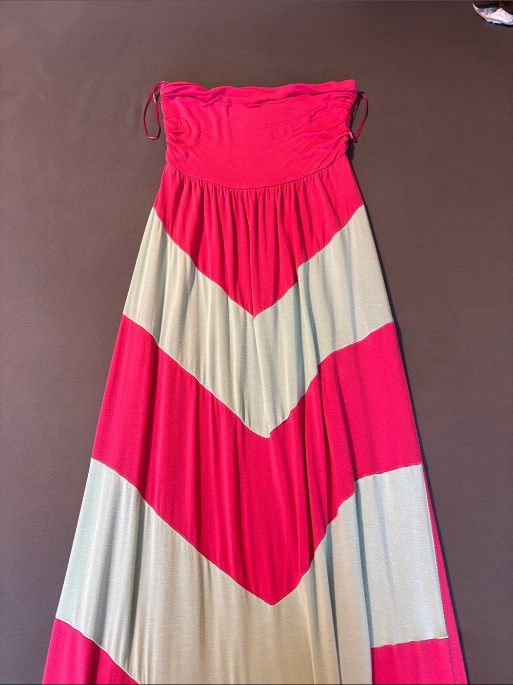 Design History Pink and mint green dress. Small
